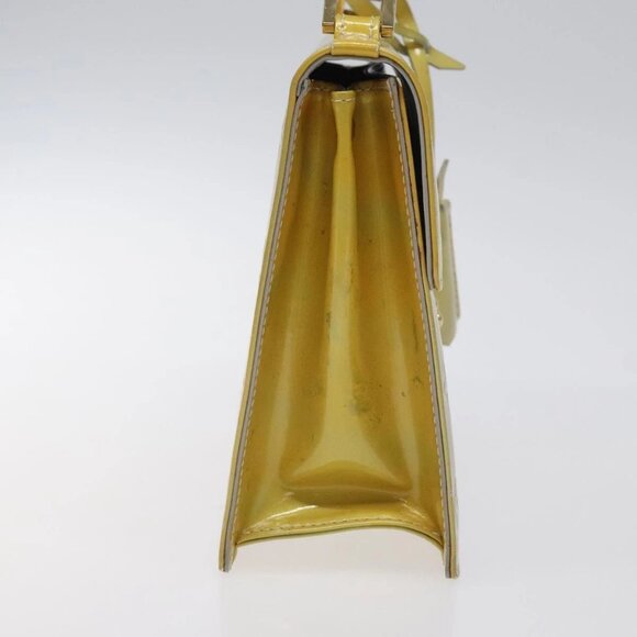 LOUIS VUITTON Monogram Vernis Spring Street Hand Bag Gris M91029 LV Auth - Picture 9 of 16